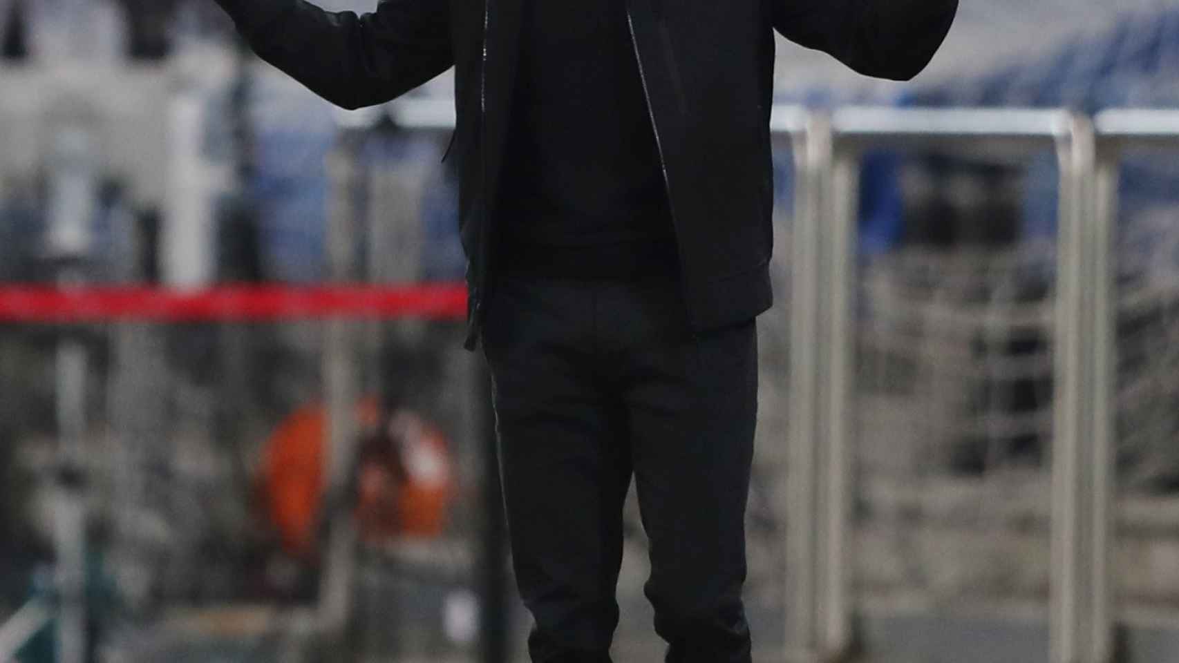 Luis Enrique, en un partido de la selección española de la UEFA Nations League