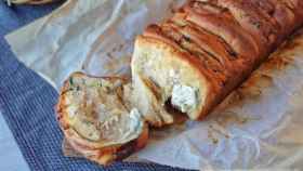 Pan de queso y ajo estilo Pulled Apart Bread