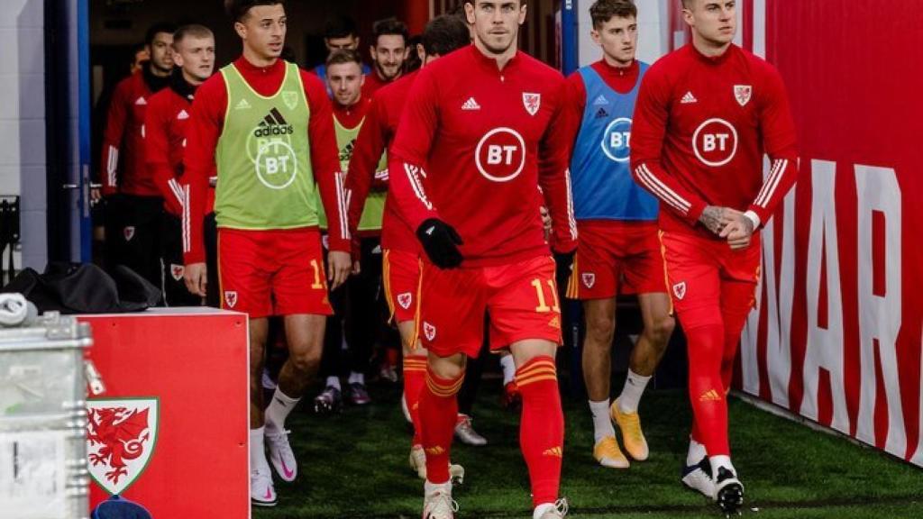 Bale con la selección de Gales