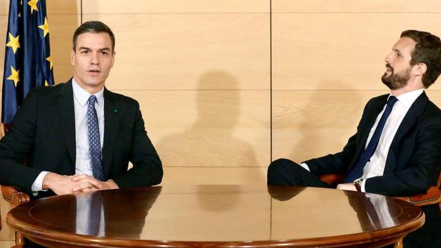 Pedro Sánchez y Pablo Casado, en una imagen de archivo.