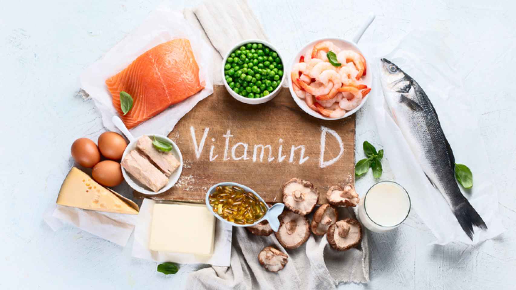 Cómo aumentar la vitamina D, alimentos que la contienen