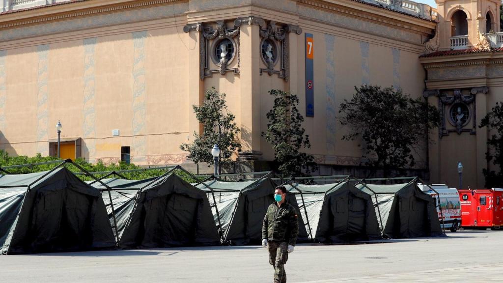 Campamento militar de la operación Balmis