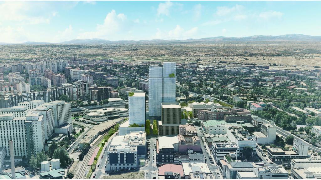 Otra imagen del proyecto que ha planteado Metrovacesa en en el antiguo complejo industrial Clesa de Madrid.
