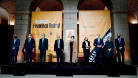 Participantes en la gala del Premio Francisco Umbral al Libro del Año.