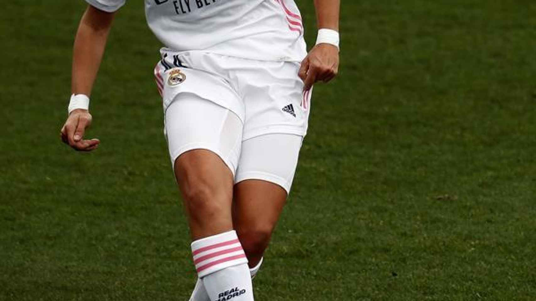 Marta Cardona, en un partido del Real Madrid Femenino en la Primera Iberdrola