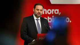 José Luis Ábalos, secretario de Organización del PSOE, en rueda de prensa tras la Ejecutiva.
