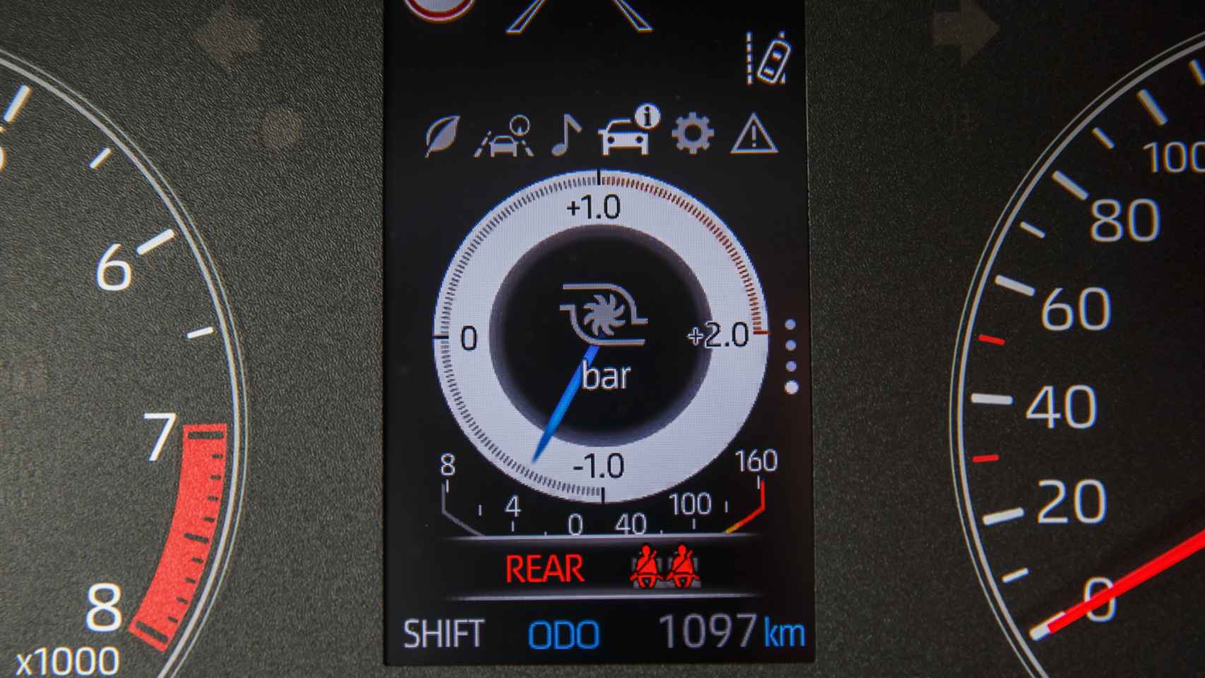 Imagen del cuadro de instrumentos del nuevo Toyota GR Yaris.