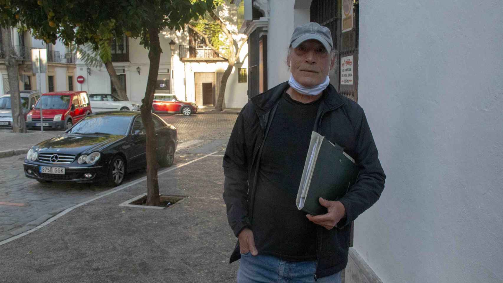 Francisco Holgado, 25 años después del asesinato de su hijo en Jerez.