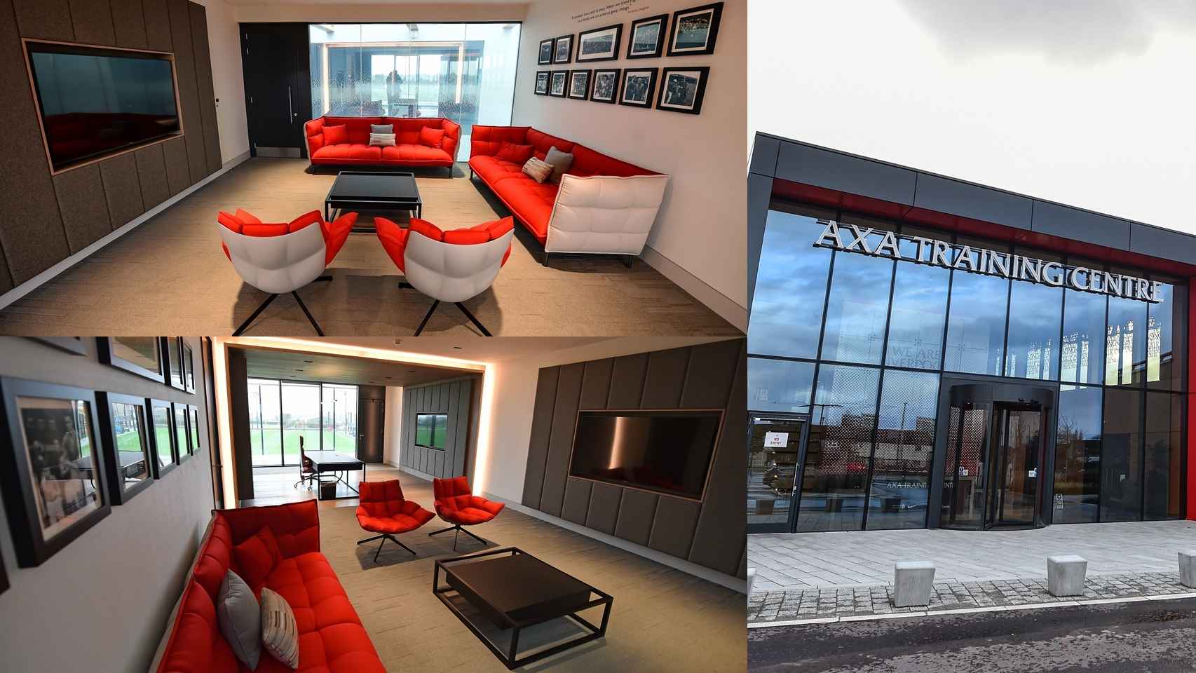 La nueva oficina de Jurgen Klopp en las instalaciones de entrenamiento que estrena el Liverpool. Foto: Twitter (@lfc)