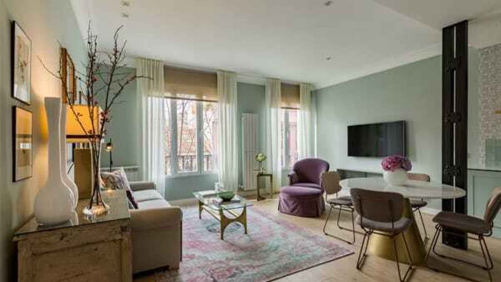 Imagen de uno de los apartamentos que Home Capital Rentals alquila en la calle Blasco de Garay (Madrid).