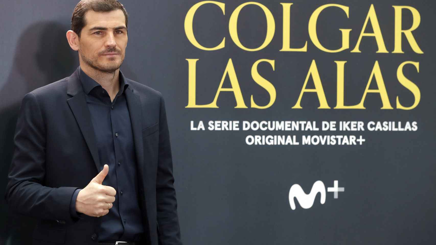 Iker Casillas, en la presentación de 'Colgar las Alas'