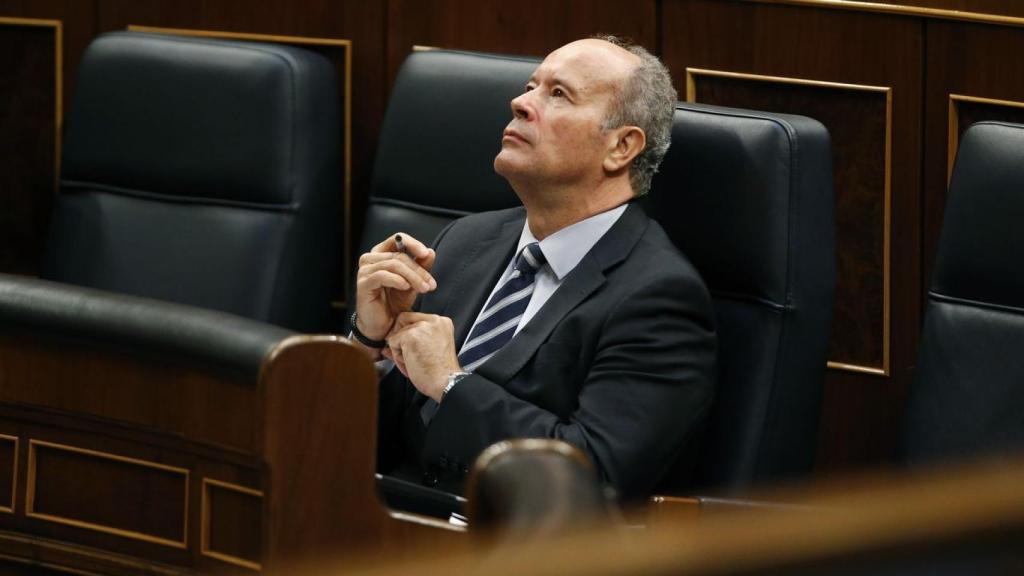 El ministro de Justicia, Juan Carlos Campo, en el Congreso en una imagen de archivo./