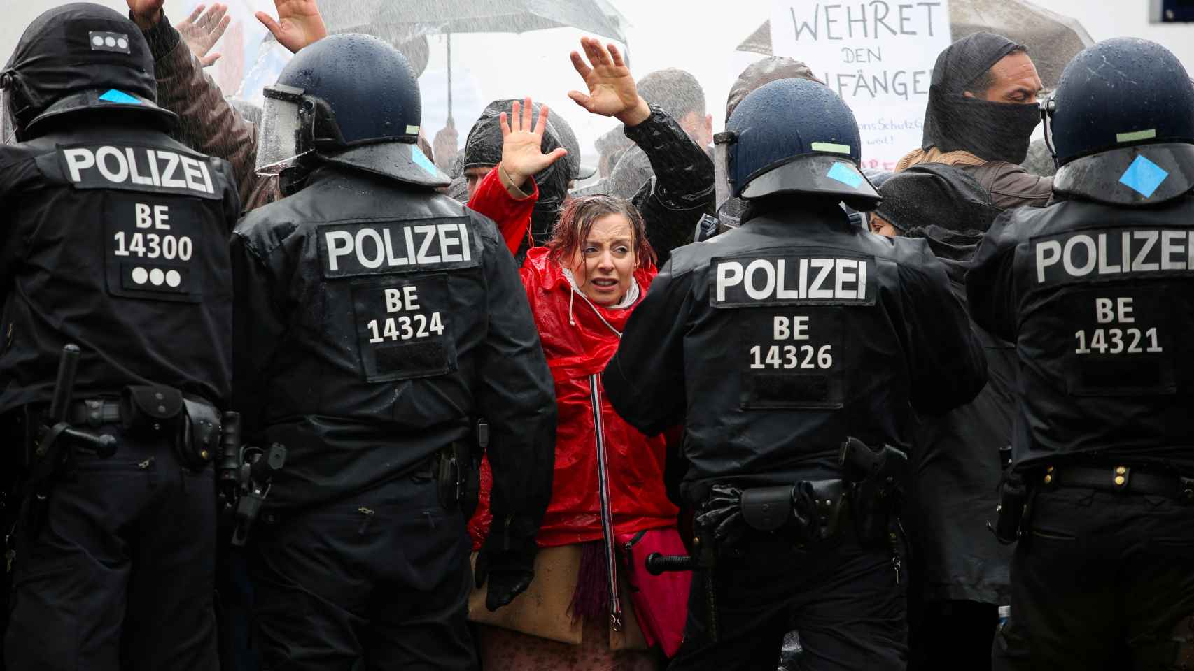 Imagen de la manifestación en Berlín.