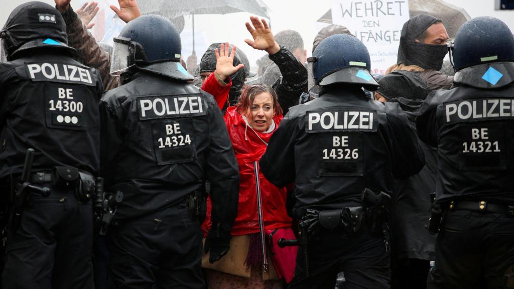 Imagen de la manifestación en Berlín.