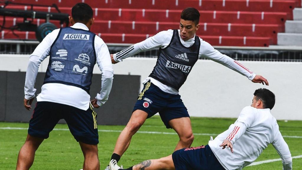 Entrenamiento de la selección colombiana