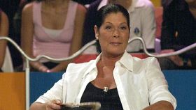 Teresa Rivera durante una intervención en el programa 'Salsa Rosa' en el año 2003.