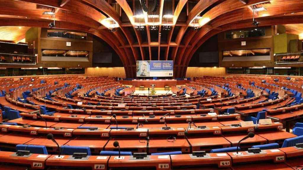 Asamblea plenaria del Consejo de Europa, en Estrasburgo (Francia).