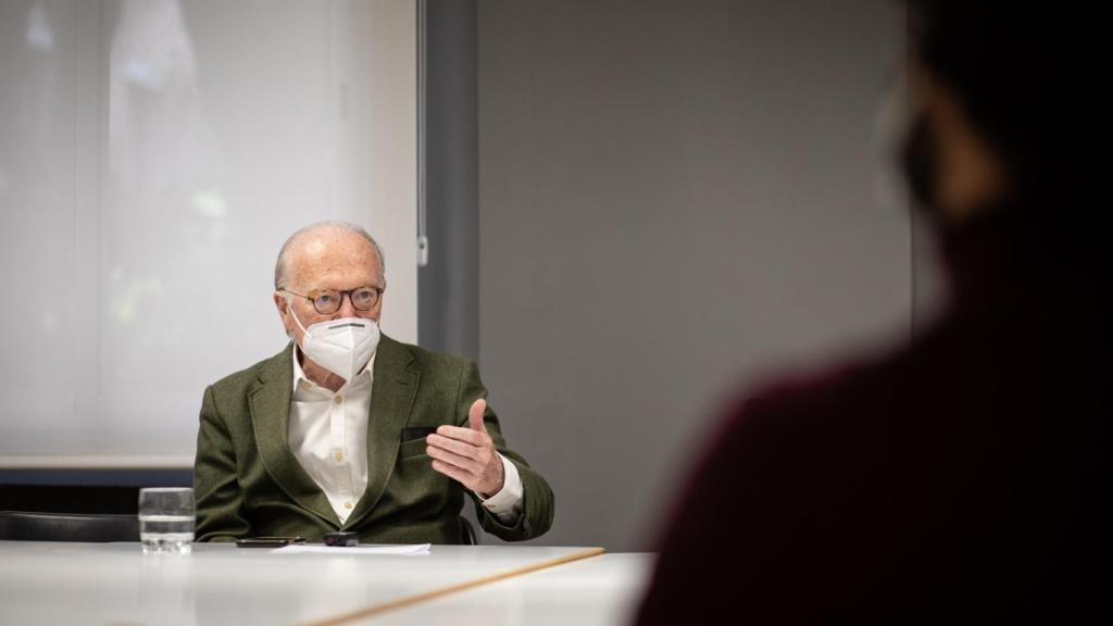 Nicolás Sartorius, durante la entrevista.