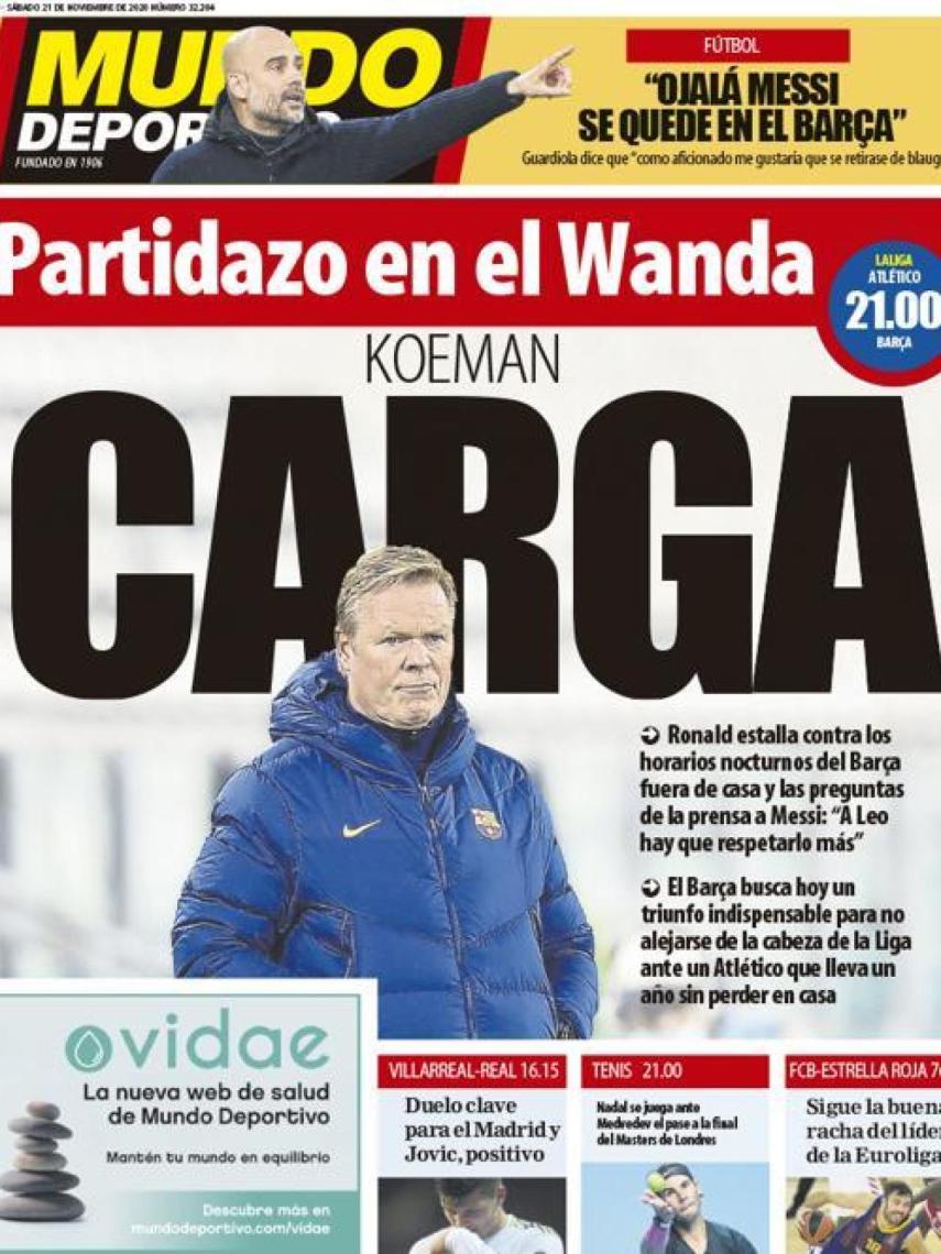 Portada Mundo Deportivo