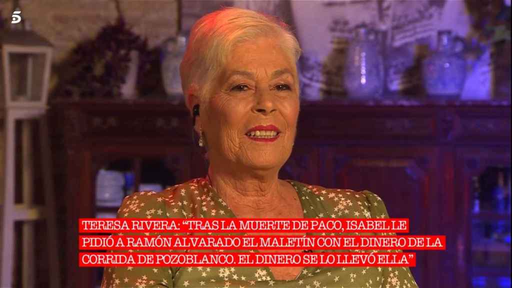 Teresa Rivera, en 'Cantora: la herencia envenenada'.