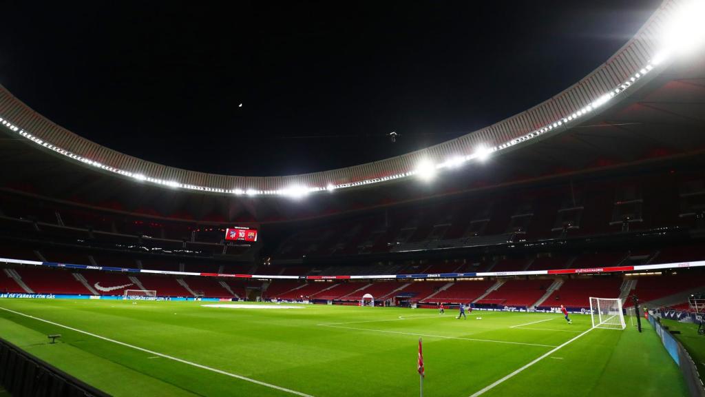 El Wanda Metropolitano antes del Atlético de Madrid - Barcelona de La Liga