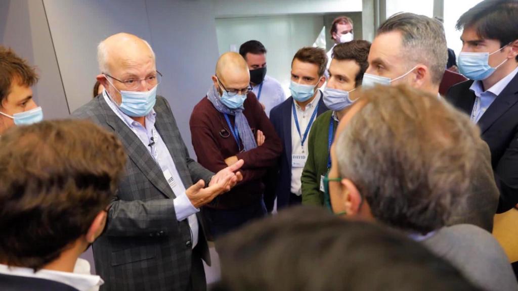Juan Roig, durante un acto de su aceleradora Lanzadera. EE