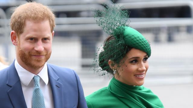 Harry y Meghan, en uno de sus últimos actos en Reino Unido.