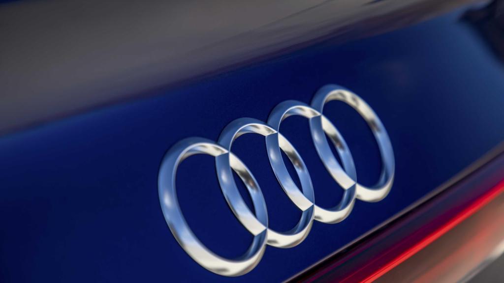 Imagen del emblema de Audi en el nuevo e-tron Sportback.