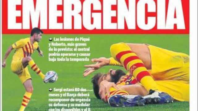 La portada del diario Mundo Deportivo (23/11/2020)