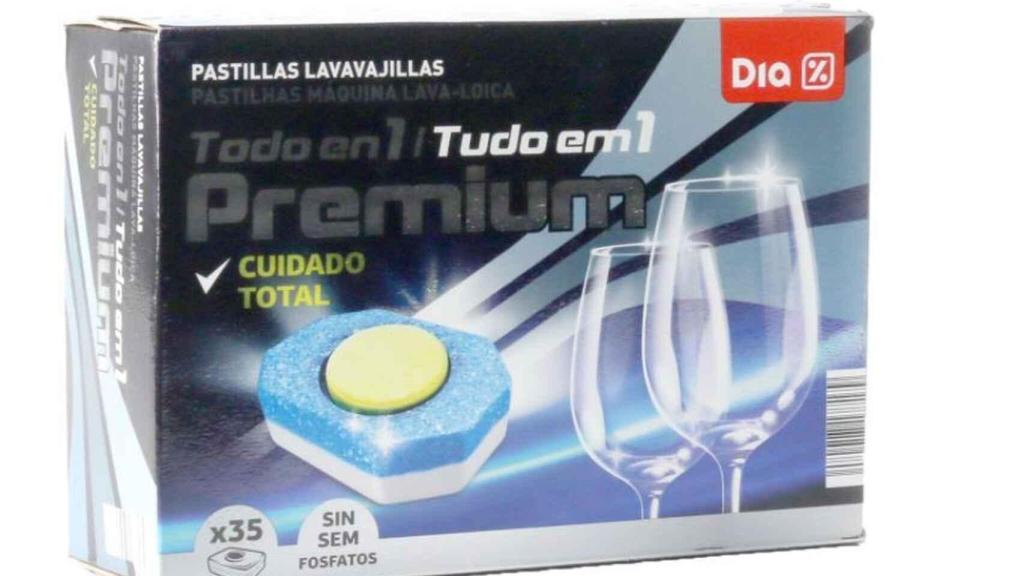 Detergente para lavavajillas de Dia.