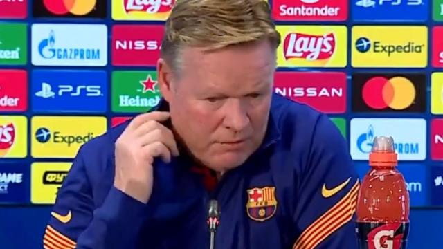 Ronald Koeman, en rueda de prensa