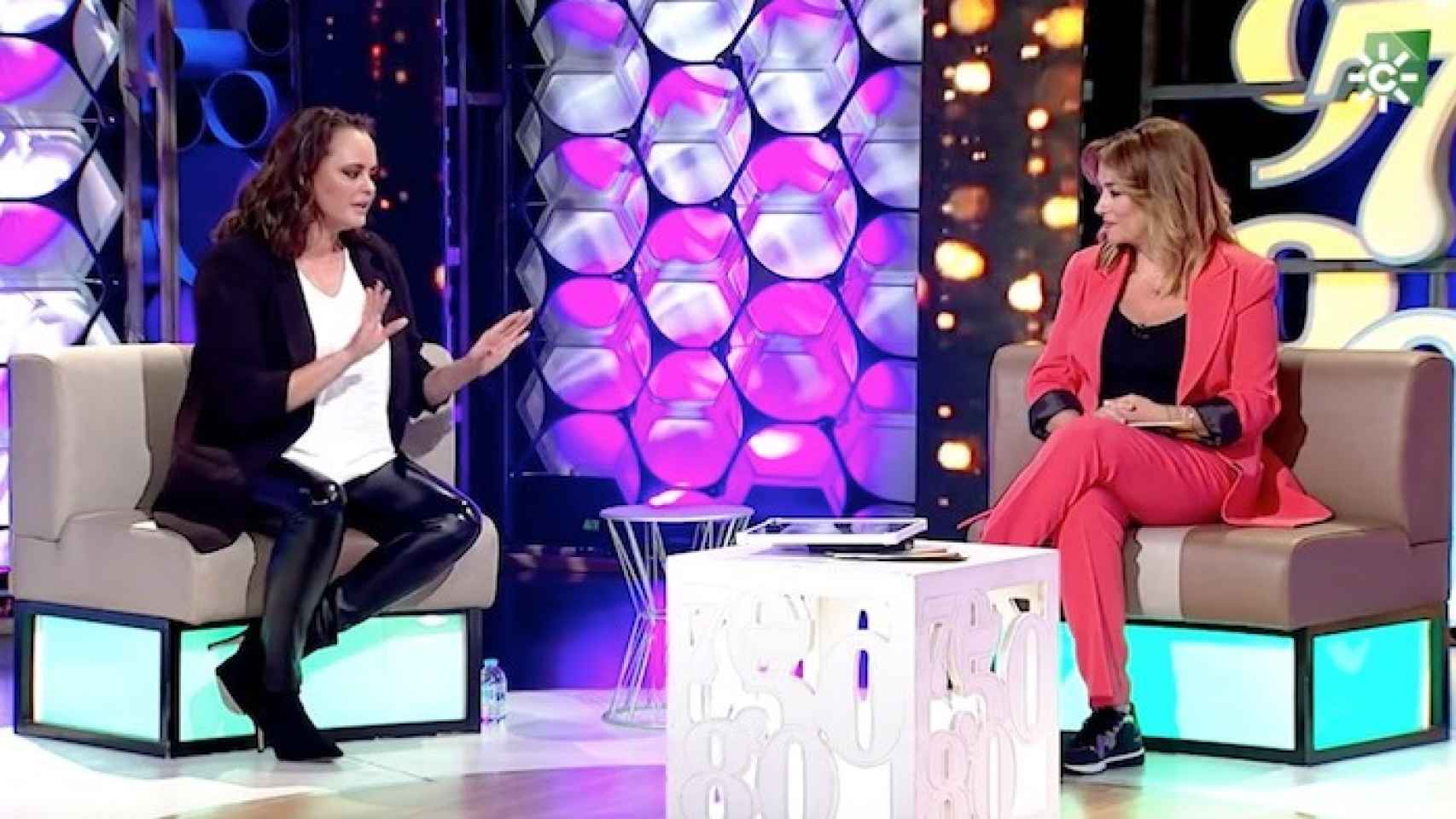 Shaila Dúrcal junto a Toñi Moreno en 'Un año de tu vida'.