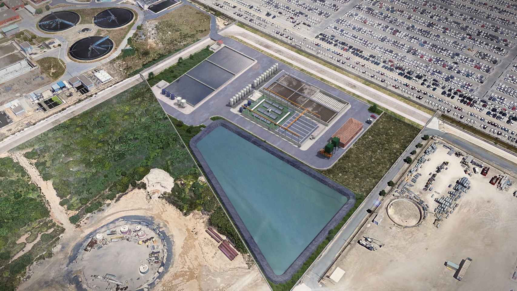 CaixaBank ha financiado la construcción de una planta de tratamiento de aguas residuales de Aitasa.