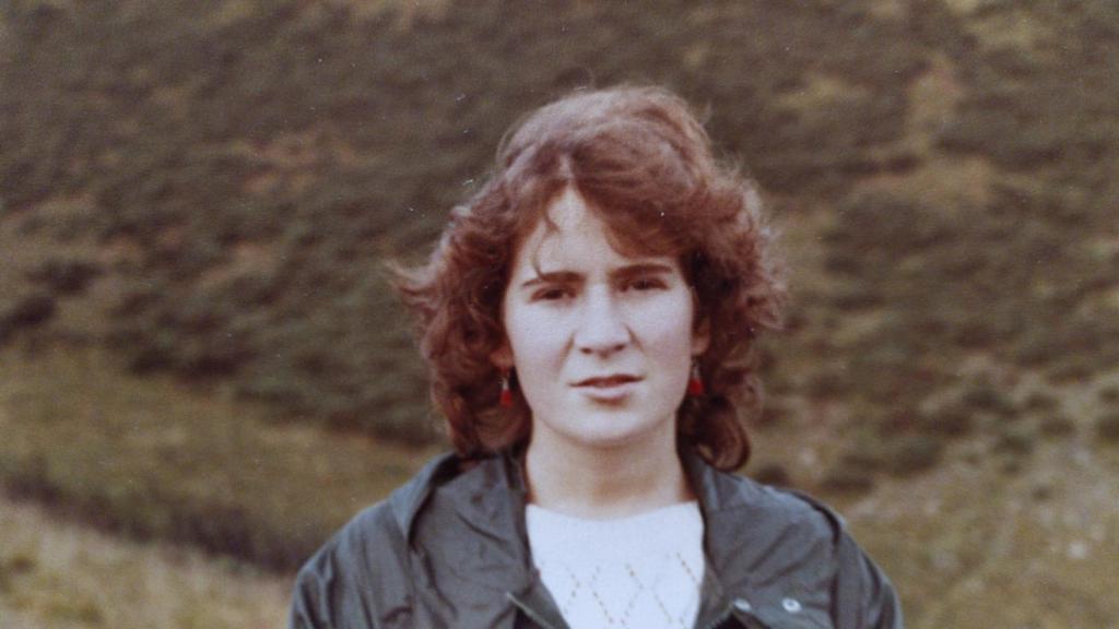 Margarita del Val durante su tesis, a mediados de los 80
