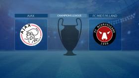 Ajax - FC Midtjylland, partido de la Champions League