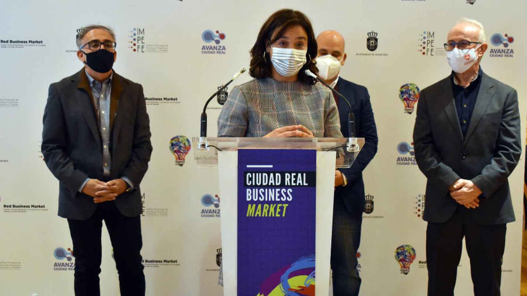 Pilar Zamora, alcaldesa de Ciudad Real, durante su intervención