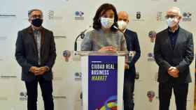 Pilar Zamora, alcaldesa de Ciudad Real, durante su intervención