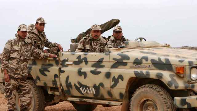 Miembros del Ejército marroquí en una operación militar.