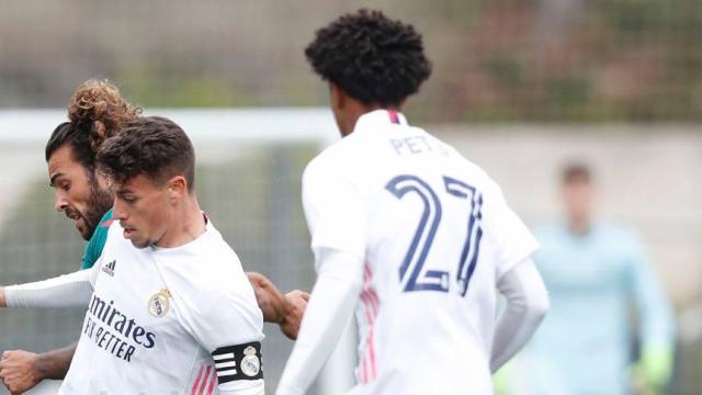 Antonio Blanco, durante el partido del Real Madrid Castilla ante el Atlético Baleares