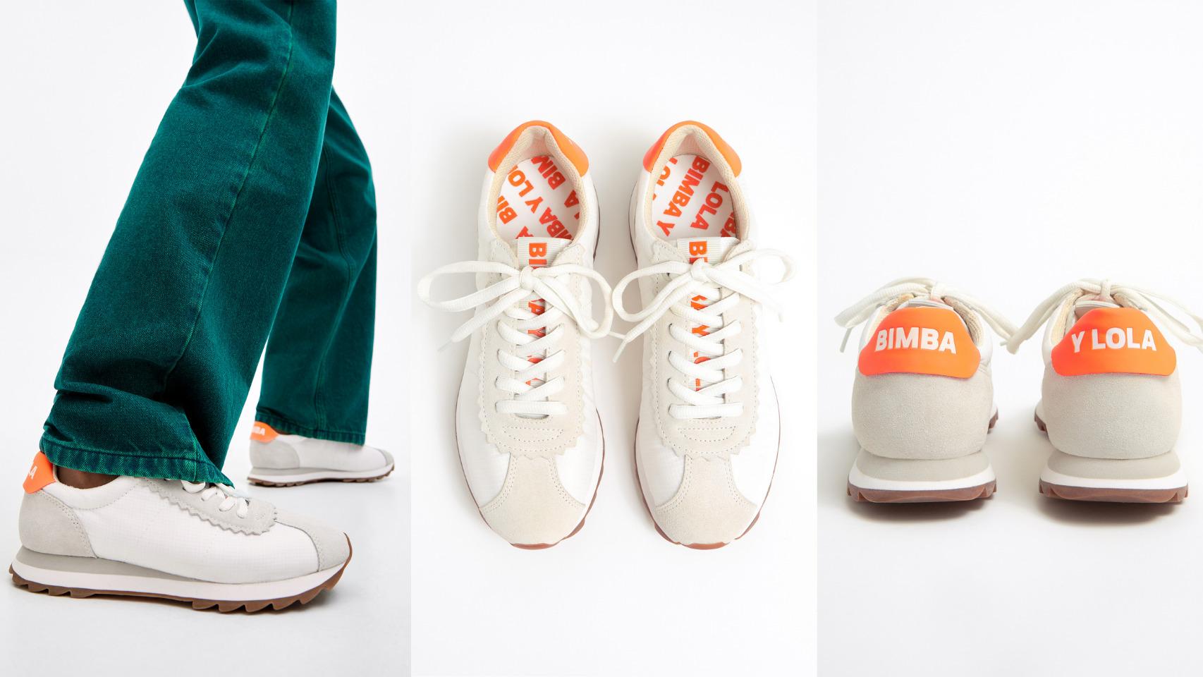 Imagen 4 de DEPORTIVO DETALLE CONTRASTE de Zara  Zapatillas blancas,  Zapatos adidas blancos, Estilo de zapatos