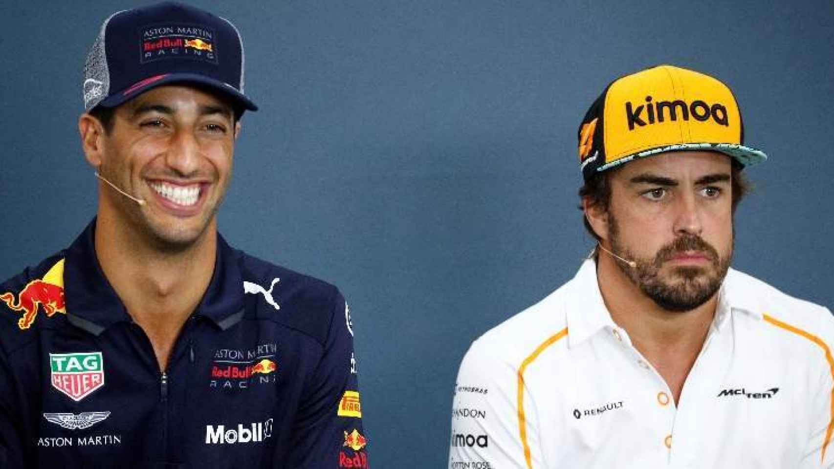 Ricciardo y Fernando Alonso