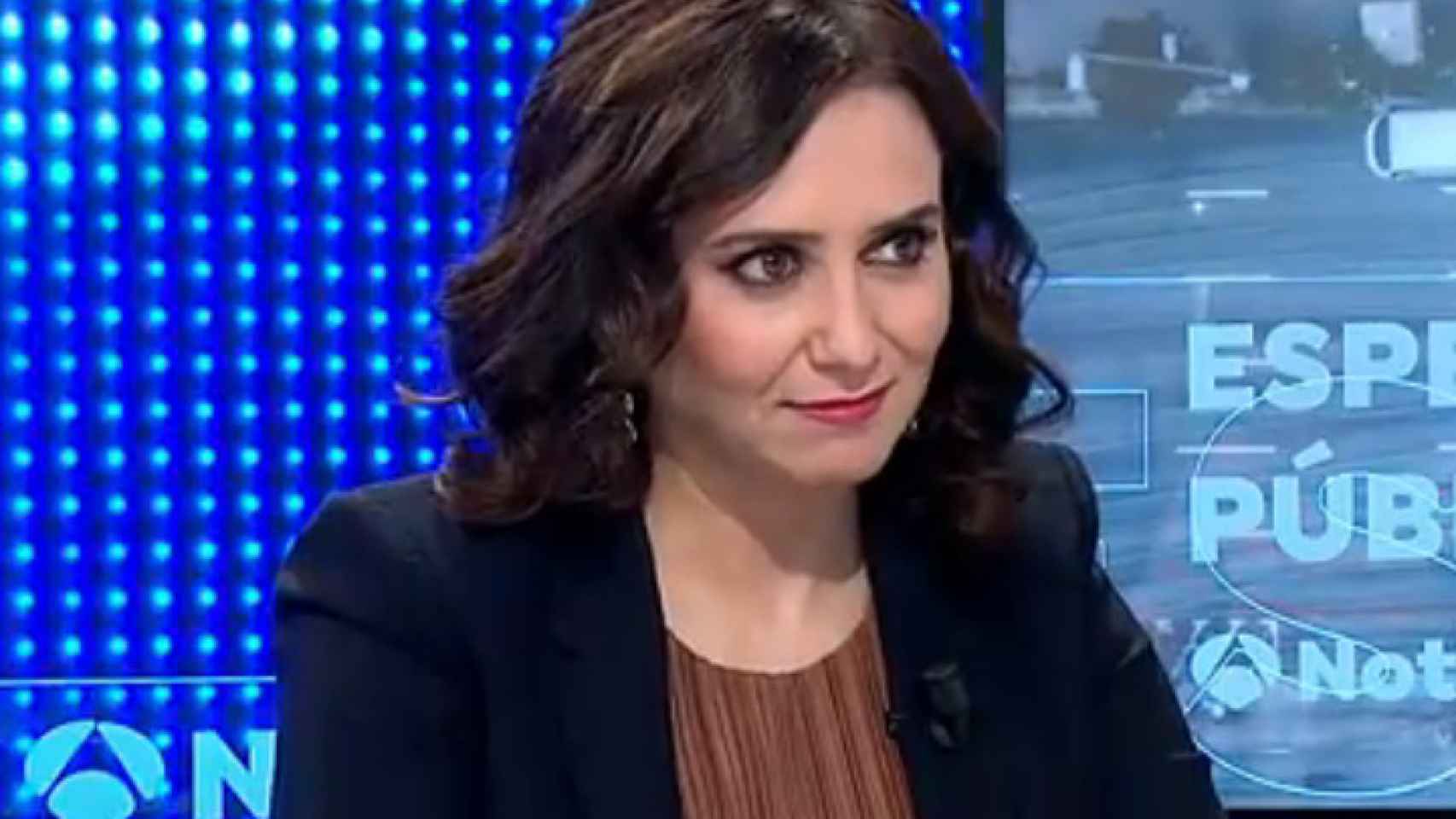 La presidenta de la Comunidad de Madrid, Isabel Díaz Ayuso, en Antena 3.
