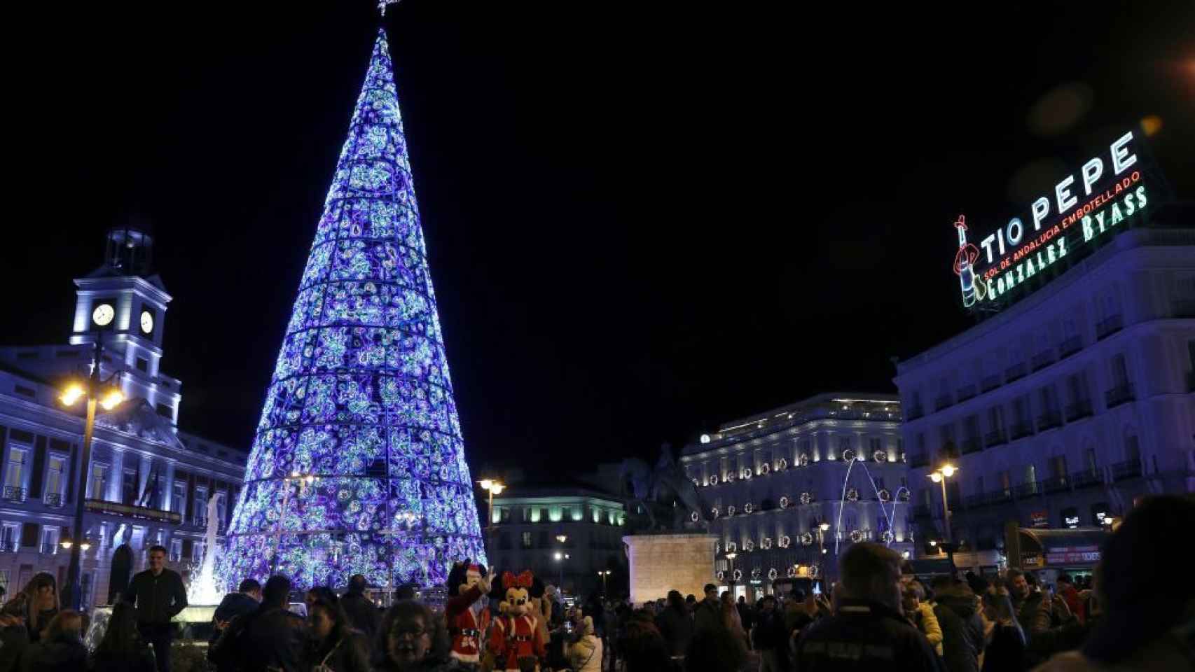 Puerta del Sol de Madrid las pasadas Navidades. Efe