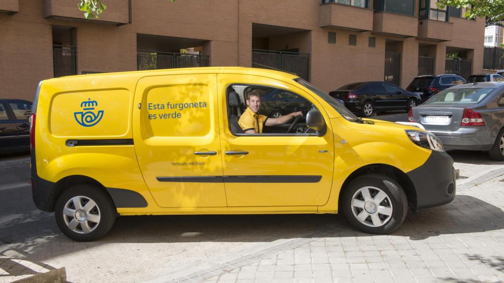 Furgoneta eléctrica de Correos.