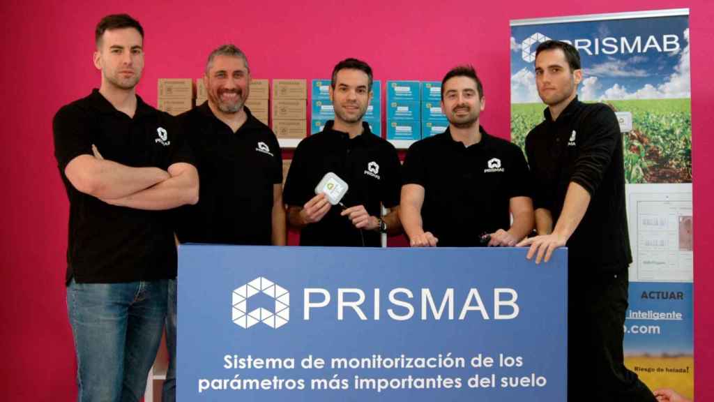 Los integrantes del equipo de Prismab.