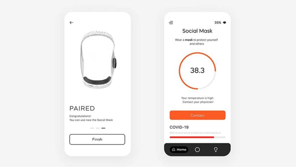 Aplicación de 'Social Mask'.