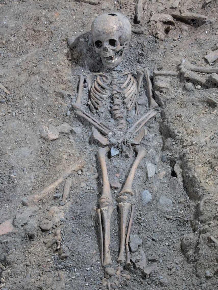 El cadáver de un niño de unos 4-5 años hallado en el Silo.