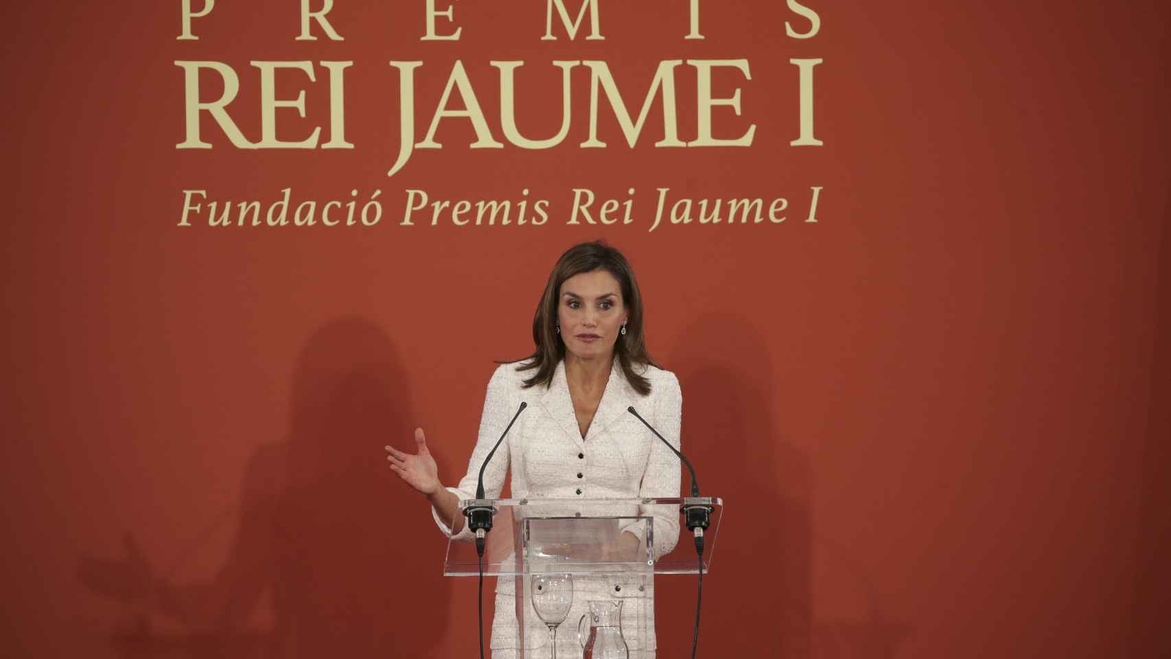 El discurso de Letizia en los Premios Jaime I en 2017.