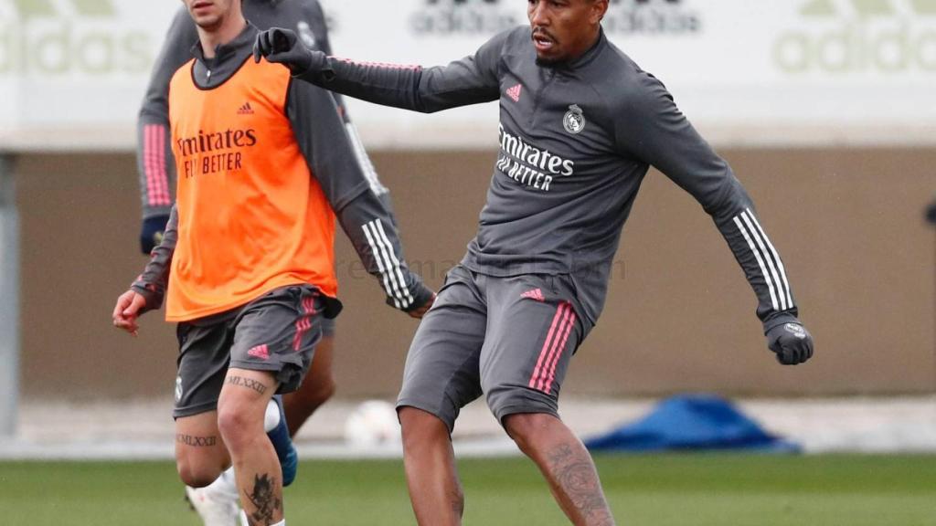 Militao entrena en Valdebebas