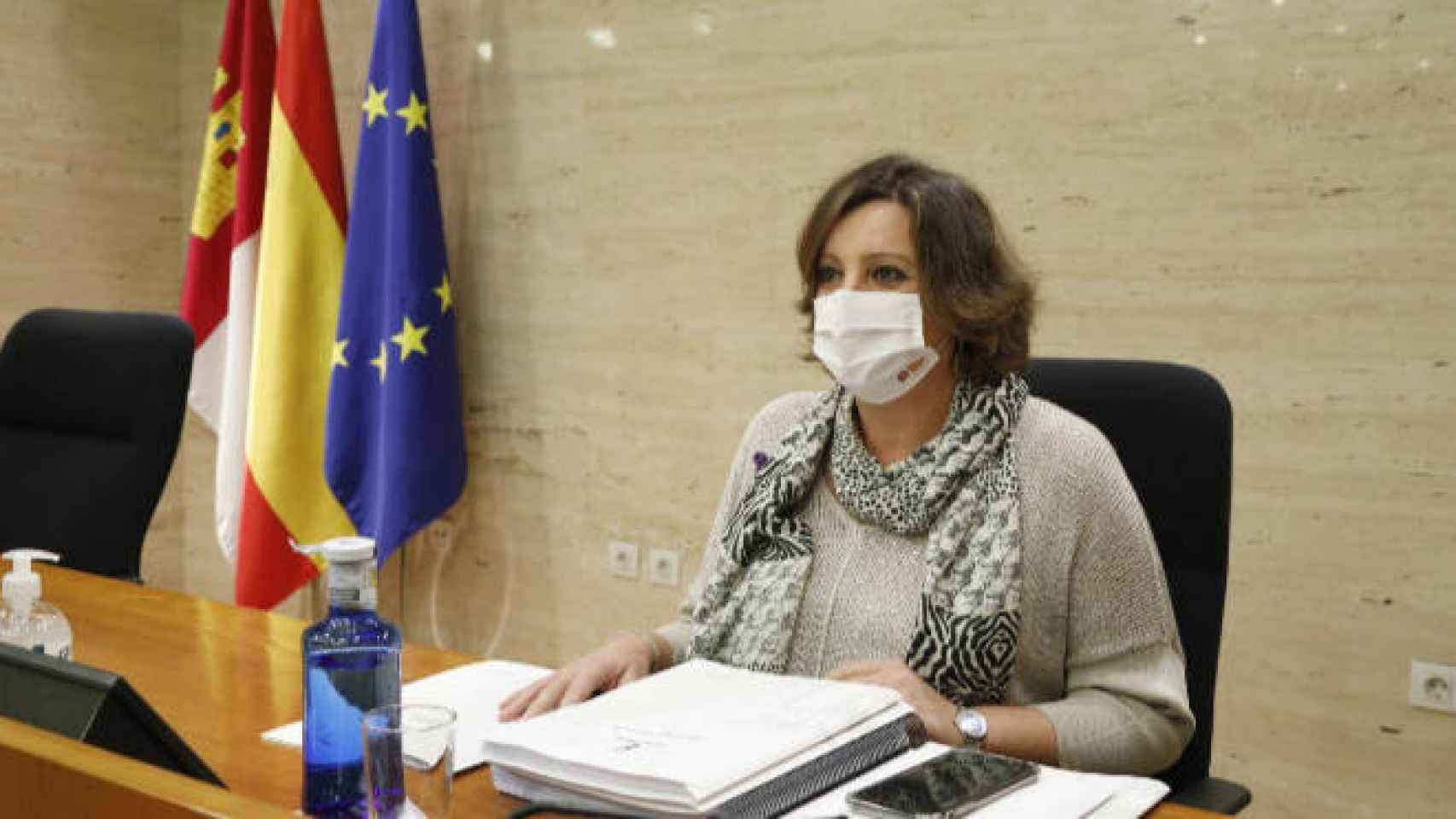 Patricia Franco, consejera de Economía y Empleo de Castilla-La Mancha, en una imagen de este miércoles